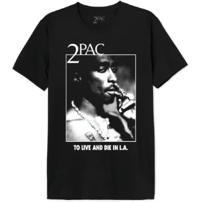 Immagine di TUPAC METUPACTS003 Magliette Donna, Noir, S Uomo