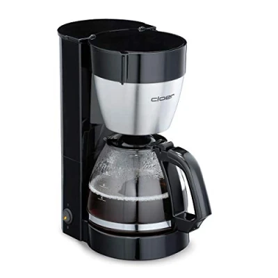 Immagine di Cloer 5019 Macchina da Caffè filtro 10 Tazze, 800 W, caraffa in vetro, funzione di mantenimento caldo, dimensione del 1x4, nero