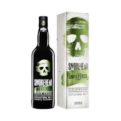 Immagine di Smokehead UNFILTERED Islay Single Malt Scotch Whisky 46% Vol. 0,7l in Giftbox