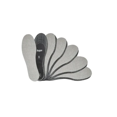 Immagine di Kaps 6 PACK ANTI Odour SHOE Insoles CUT TO FIT Plantare / Soletta, Taglia: One Size, Grey