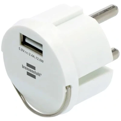Immagine di Brennenstuhl Caricatore USB 12 W Ambiente interno, Presa di Corrente uscita max. 2400 mA Num. uscite: 1 x A