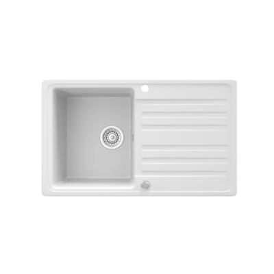 Immagine di Bergström Lavello, Bianco, 76 x 46 cm con asciugatura
