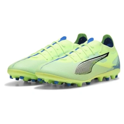 Immagine di Puma Ultra 5 Match MG Scarpe da calcetto con tacchetti, Uomo, Taglia: 40, Fizzy apple/white/bluemazing Tessuto / sintetico