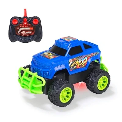 Immagine di Dickie Toys RC Monster truck Rep Attack Auto telecomandata per bambini dai 6 anni in su, con telecomando (2,4 GHz) e batterie, 15,5 cm, fino a 10 km/h