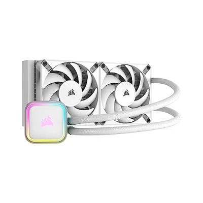 Immagine di Cooler Corsair iCUE H100i Elite LiQuid White Waserkühlung CW 9060078 WW