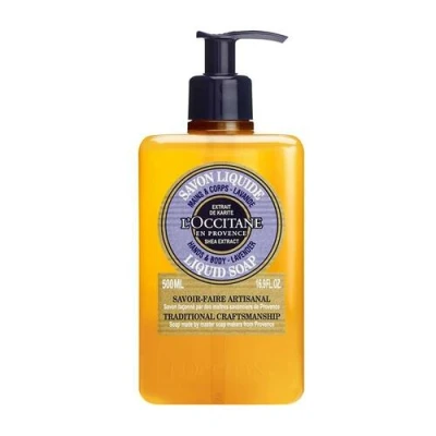 Immagine di L&#039;Occitane Shea Extract Lavender Hands &amp; Body Liquid Soap 500 ml