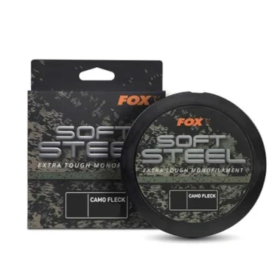 Immagine di Lenza Mono da Carpa Fox Soft Steel Fleck Camo 0.35mm/8.2kg (1000m) Monofilo pesca