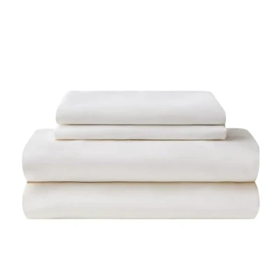 Immagine di Sonive Set Copripiumino in Sateen di Cotone 400 Fili 135 x 200 cm / 50 80 1, Bianco