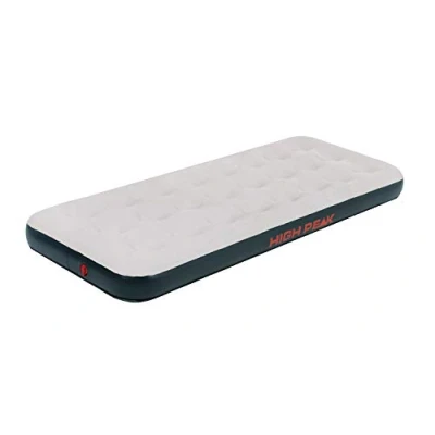 Immagine di High Peak Single, Materasso Gonfiabile Unisex Adulto, Grigio Scuro/Grigio Chiaro, 185 x 74 20 cm