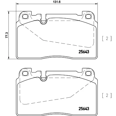 Immagine di HELLA 8DB 355 020 251 Kit pastiglie freno Predisposto per contatto segnalazione usura AUDI: A7 Sportback, A6 C7 Avant, Q5, PORSCHE: Macan