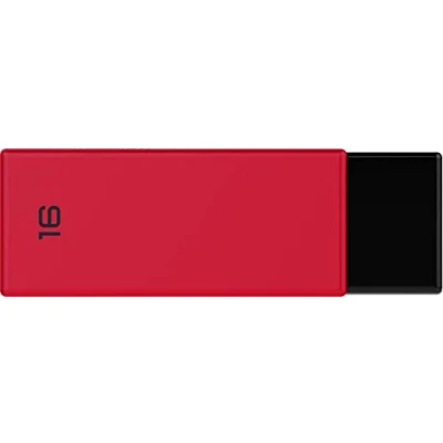 Immagine di Emtec C350 Brick unità flash USB 16 GB tipo A 2.0 Nero, Rosso Chiavette (16 GB, A, 2.0, 15 MB/s, Girevole, Rosso)