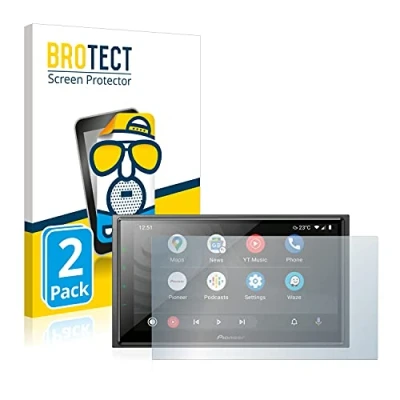 Immagine di brotect Pellicola Protettiva Opaca per Pioneer SPH EVO64DAB Anti Riflesso (2 Pezzi)
