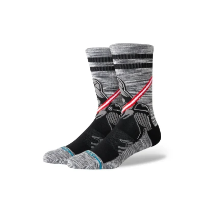 Immagine di Stance Calzini Darth Crew Star Wars Vader Nero a righe fantasia vitello, , M
