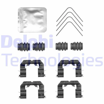 Immagine di DELPHI LX0765 Kit accessori, Pastiglia freno