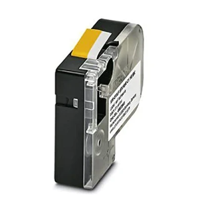 Immagine di Phoenix Contact 803941 MM EMLF (EX10)R C1 YE/BK Etichette per stampante a trasferimento termico Tipo di montaggio: colla Giallo, Nero 1 pz.