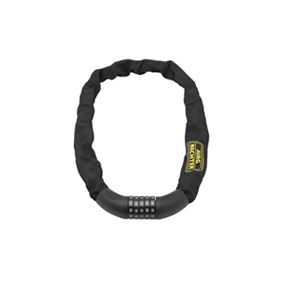 Immagine di Burg Wächter 280 C 90 Catena con Lucchetto Nero a codice