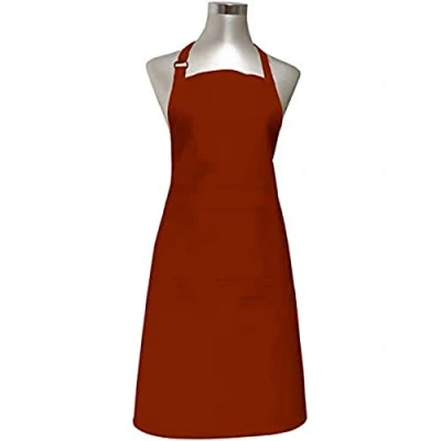 Immagine di Soleil d&#039;ocre Panama Grembiule di Cucina Cotone, Rosso (Mattone), 60 x 80 cm