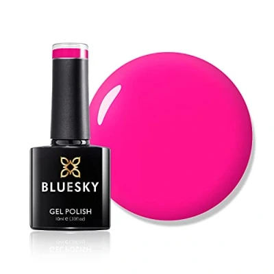 Immagine di Bluesky Smalto Per Unghie Gel, Cabaret, A113, Rosa (Per Lampade Uv E Led) 10 Ml