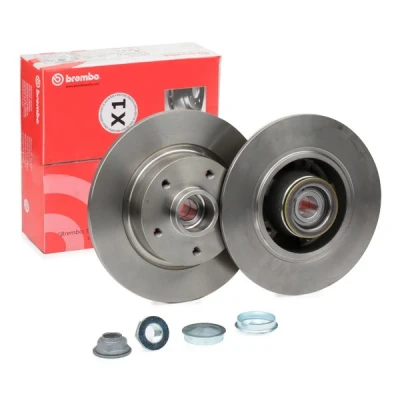 Immagine di Disco freno BREMBO 08B39127 indietro/completo/1 pezzo