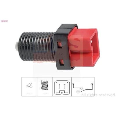 Immagine di EPS 1.810.187 Interruttore luce freno meccanico Made in Italy OE Equivalent