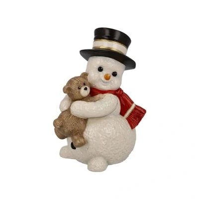 Immagine di Goebel Pupazzo di neve 66 704 16 1 Statuetta in porcellana, altezza 12 cm