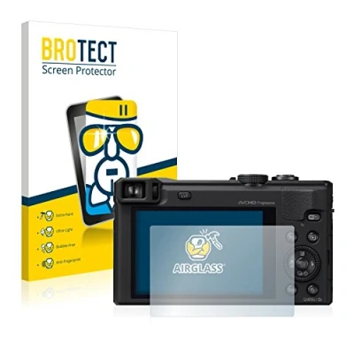 Immagine di brotect Pellicola Protettiva Vetro per Panasonic Lumix DMC TZ60 Protezione Schermo [Durezza Estrema 9H, Chiaro]