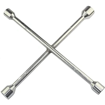 Immagine di kippen 1189A Chiave a Croce per Auto in Acciaio Cromato con Bussole da 17, 19, 21 e 23 mm.