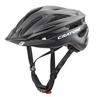 Immagine di Cratoni 113001c2, Casco da Bicicletta Unisex Adulto, Nero Opaco, S/M
