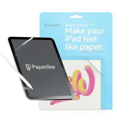 Immagine di Paperlike 2.1 (2 Pezzi) per iPad Mini 8.3&quot; (2021/24) Pellicola salvaschermo Trasparente annotare e disegnare Come su Carta