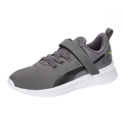 Immagine di PUMA Flyer Runner V PS, Scarpe da Ginnastica, Dark Coal Black Lime Smash, 28 EU