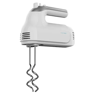 Immagine di Cecotec Sbattitore Elettrico PowerTwist 500. Potenza 500 W, Ciotola rotatoria in Acciaio inossidabile, 5 livelli di velocità più funzione Turbo e 3 accessori inossidabile