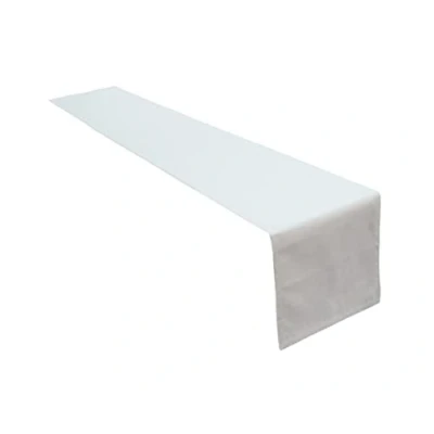 Immagine di Runner da tavola in 100% cotone, collezione Concept, colori e dimensioni a scelta (runner tavola, 40 x 180 cm, bianco)
