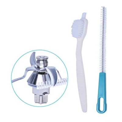 Immagine di Poweka Spazzola di Pulizia per Lame Compatibile con Vorwerk Thermomix TM6 TM5 TM31 TM21 Robot da Cucina, Set Spazzole 2 Pezzi Pulire Pentole e Ciotole Miscelazione
