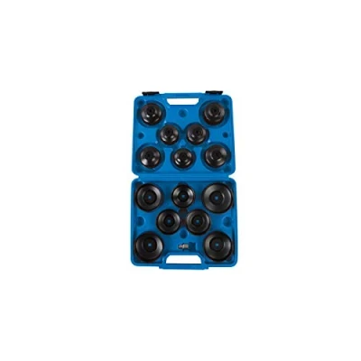 Immagine di CLICLED Set da 14 pezzi chiave a tazza filtro olio motore auto smontaggio rimozione