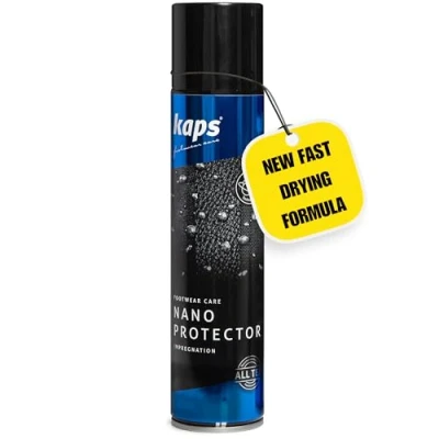 Immagine di Kaps Nano Protector Spray Idrorepellente per Tessuti in Pelle Scamosciata Nabuk (400 ml 13.52 fl. Oz.)
