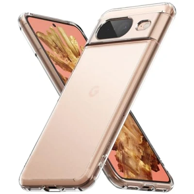 Immagine di Ringke Fusion Compatibile con Cover Pixel 8, Anti Impronte, Custodia Opaca Antiurto Protettiva Robusta Ottima Grip Matte Clear