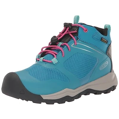 Immagine di KEEN Wanduro Mid Impermeabile, Stivali da Escursionismo, Fjord Blu Fucsia Viola, 29 EU