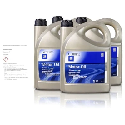 Immagine di Olio motore Opel GM 5W30 LT. 20