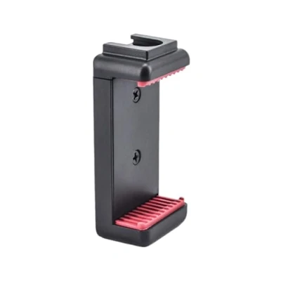 Immagine di supporto per treppiede cellulare con flash microfono a LED foro vite da 1/4&quot; Compatibile iPhone 15 16 Samsung Galaxy S23 Ultra Vlogging