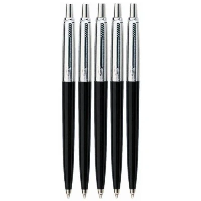 Immagine di Parker Jotter Set di 5 penne a sfera, colore nero
