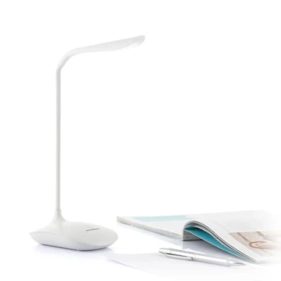 Immagine di InnovaGoods® Lampada da tavolo Lum2go a LED con 3 livelli di intensità, luce bianca e calda, ideale per comodino, scrivania, soggiorno, ufficio altri spazi.