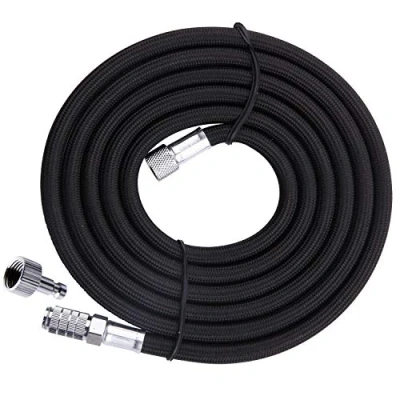 Immagine di Fengda Tubo Flessibile aerografo 3 Metri BD 30 con raccordi Standard 1/8 su entrambe Le estremità disconnessione Rapida
