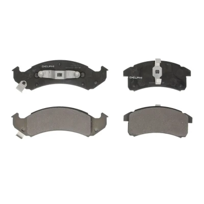 Immagine di DELPHI LP897 Kit pastiglie freno con segnalatore acustico usura lamierino anticigolío senza accessori