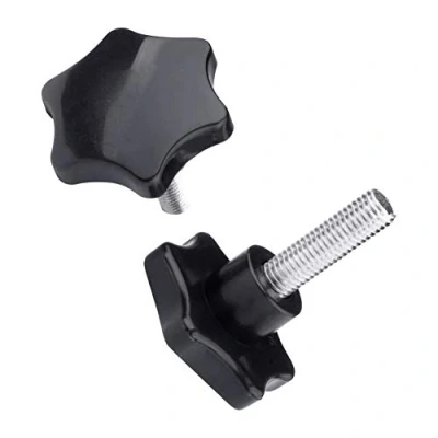 Immagine di Xiedeai Vite Serraggio Pomello A Forma di Stella Esagonale Filettato Impugnature Testa in Plastica Manopole Filetto Maschio Manico Macchina M6 M8 M10 M12