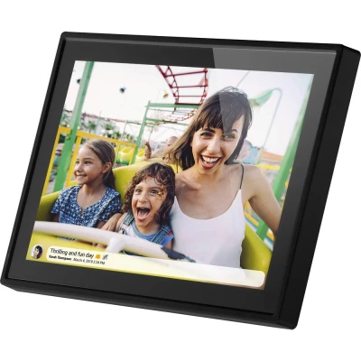 Immagine di Braun Phototechnik DigiFrame 1019 WiFi schwarz Cornice digitale 25.7 cm 10.1 pollici ERP: C (A G) 1280 x 800 Pixel 16 GB Nero