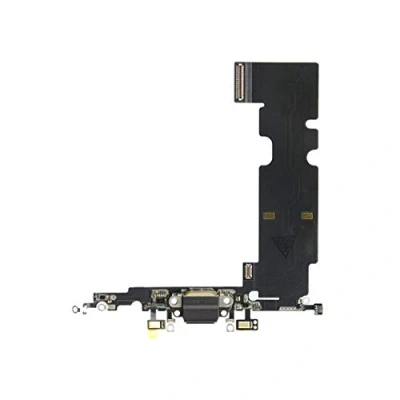 Immagine di OnlyTech Presa di Ricarica Dock connettore con Antenna Flex, Microfono e Compatible iPhone 8 Plus Nero