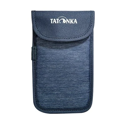 Immagine di Custodia per cellulare Tatonka Smartphone L Dimensioni interne: 14 x 7 cm protettiva con coperchio in velcro (Navy)
