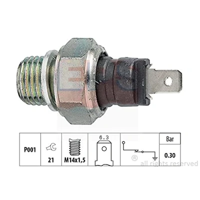 Immagine di EPS 1.800.000 Bulbo Pressione Olio M14x1,5 0,3bar Made in Italy OE Equivalent FIAT: Panda I Hatchback, Uno Punto II Hatchback