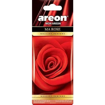 Immagine di Areon Mon 21426 Deodorante Profumo Auto Ma Rose Rosso Fiore da Appendere Pendente Specchietto Retrovisore Cartoni 2D Originali (Ma Confezione 1)