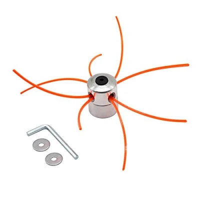 Immagine di SWNKDG Stringa di Alluminio Testa Erba Trimmer a Doppia Filo Bobina Nylon per decespugliatore Benzina Tagliaerba